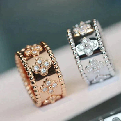 [AuraEcho]CLOVER KALEIDOSCOPE RING 10MM