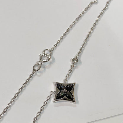 [AuraEcho]STAR BLACK MOP NECKLACE