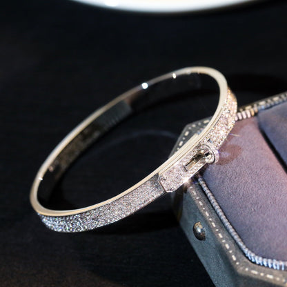 [AuraEcho]KELLY BRACELET DIAMOND PAVED