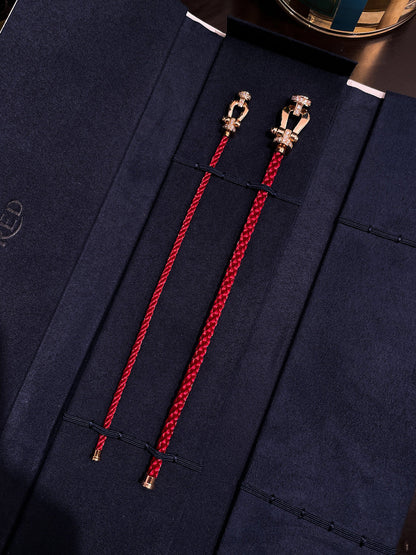 [AuraEcho]FORCE 10 HALF DIAMOND PINK GOLD RED CORDERI LARGE AND MEDIUM MODEL