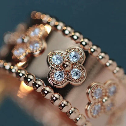 [AuraEcho]CLOVER KALEIDOSCOPE RING 10MM