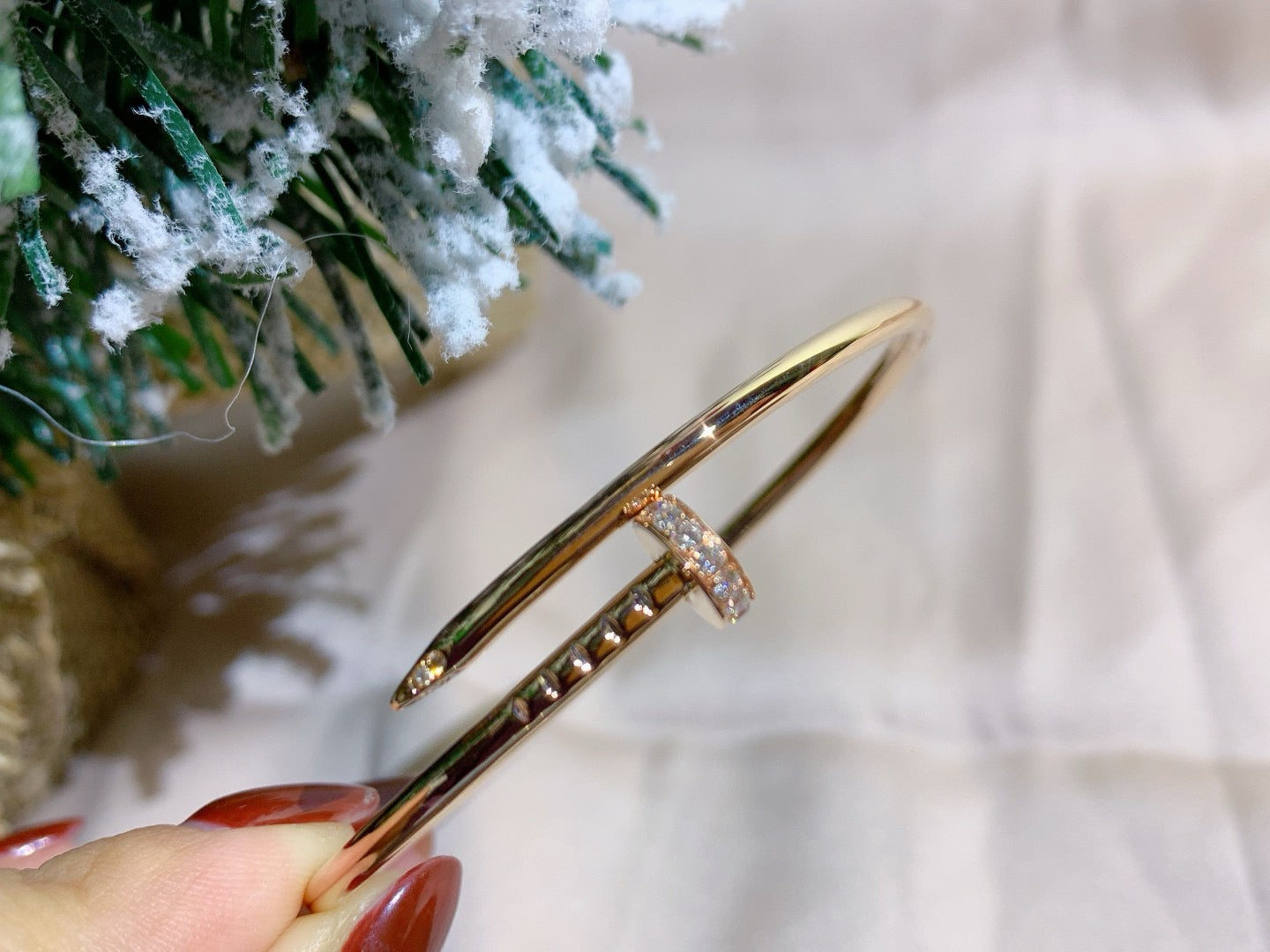 [AuraEcho]JUSTE BRACELET 2.5MM DIAMONDS