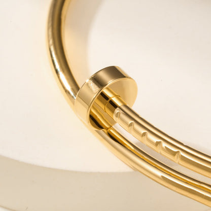 [AuraEcho] Clover White Mother-of-Pearl & JUSTE Bracelet Stack Set