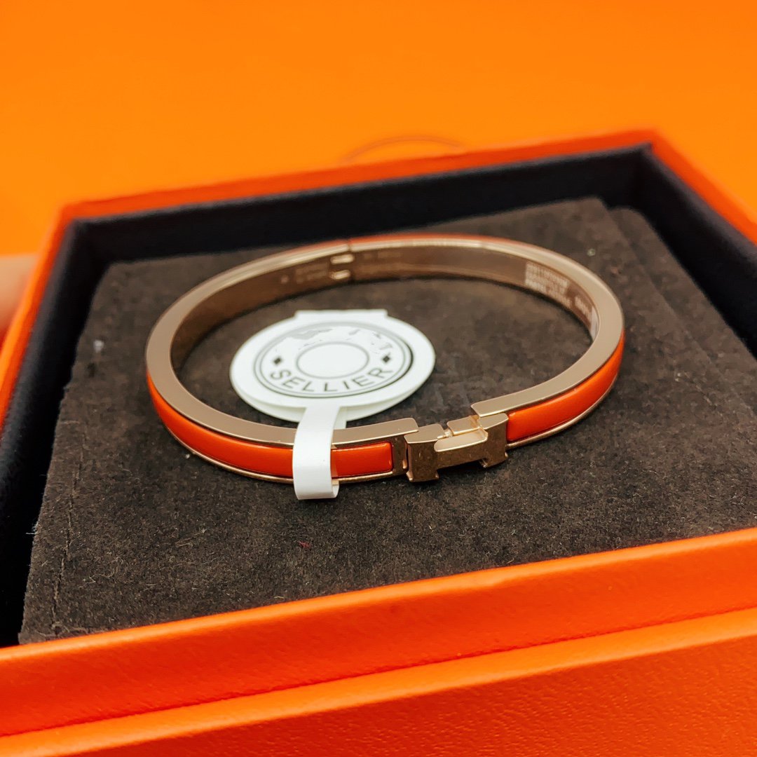 [AuraEcho]CLASSIC HM CLIC RED 8MM ENAMEL BRACELET