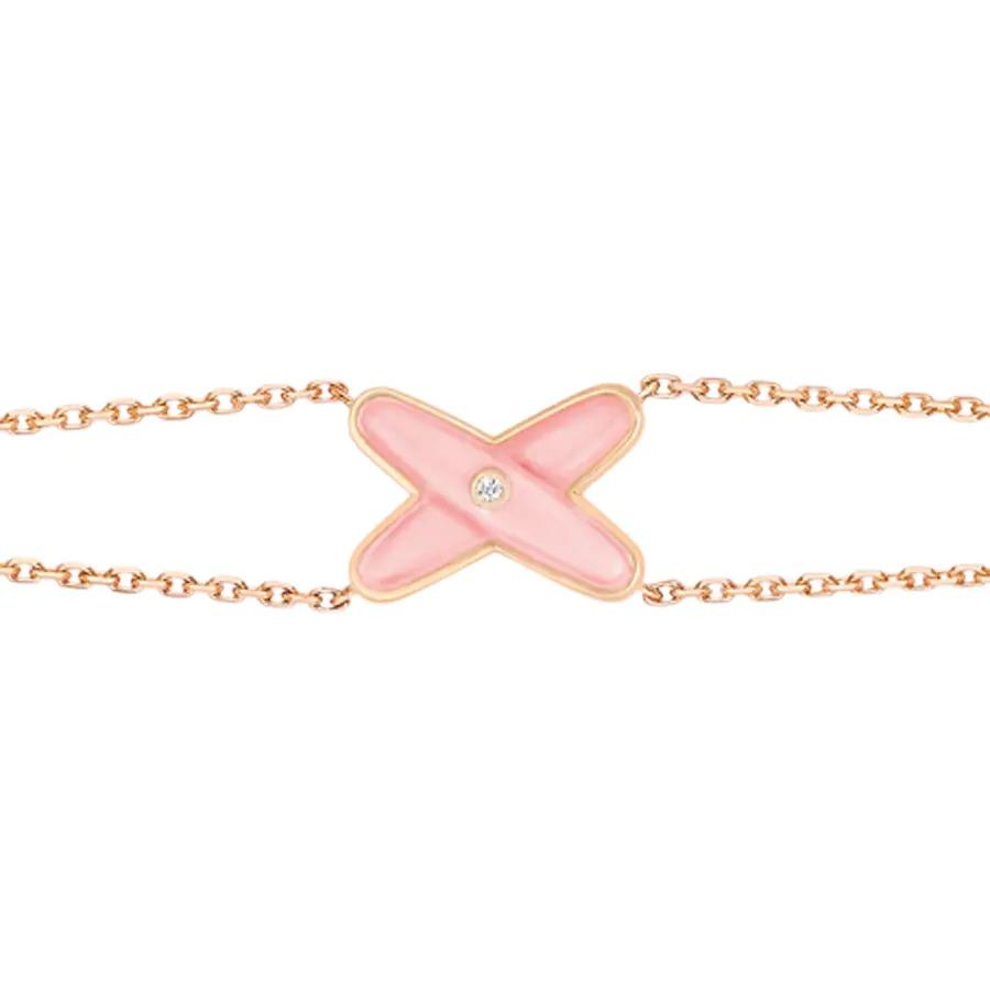 [AuraEcho]JEUX BRACELET PINK MOP PINK GOLD 1 DIAMOND