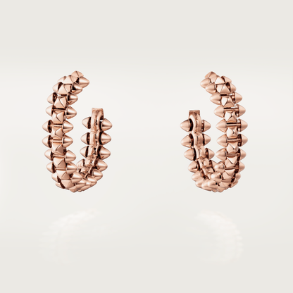 [AuraEcho]CLASH SMALL HOOP EARRINGS