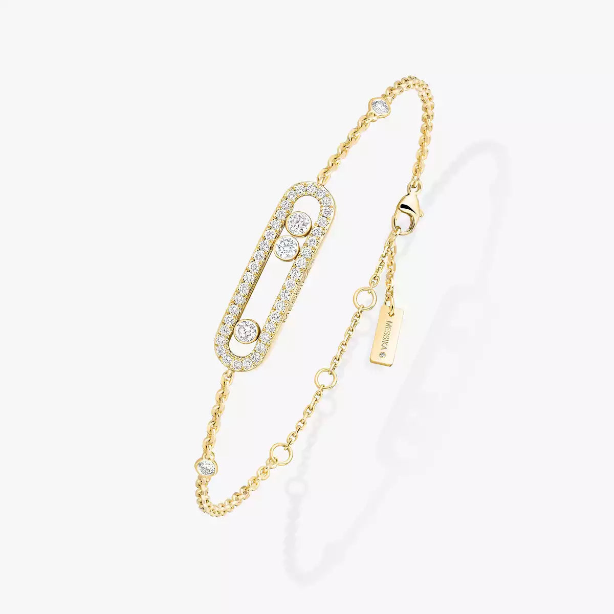 [AuraEcho] LOVE & JUSTE Baby Move Diamond Bracelet Stack Set